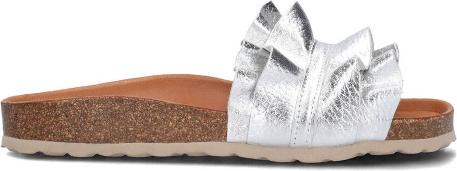 VERBENAS Slippers Dames Rocio Maat: 40 Materiaal: Leer Kleur: Zilver