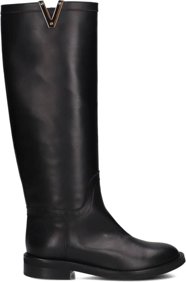 VIA ROMA 15 Hoge Laarzen Dames Luxury 4416 Maat: 41 Materiaal: Leer Kleur: Zwart - Foto 4