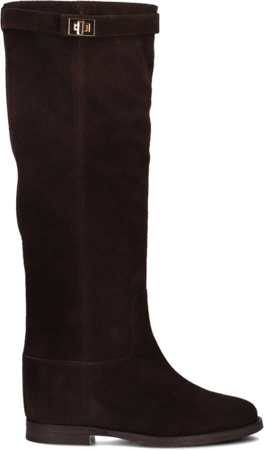 VIA ROMA 15 Hoge Laarzen Dames Santa Monica 3807 Maat: 39 Materiaal: Suède Kleur: Bruin - Foto 6