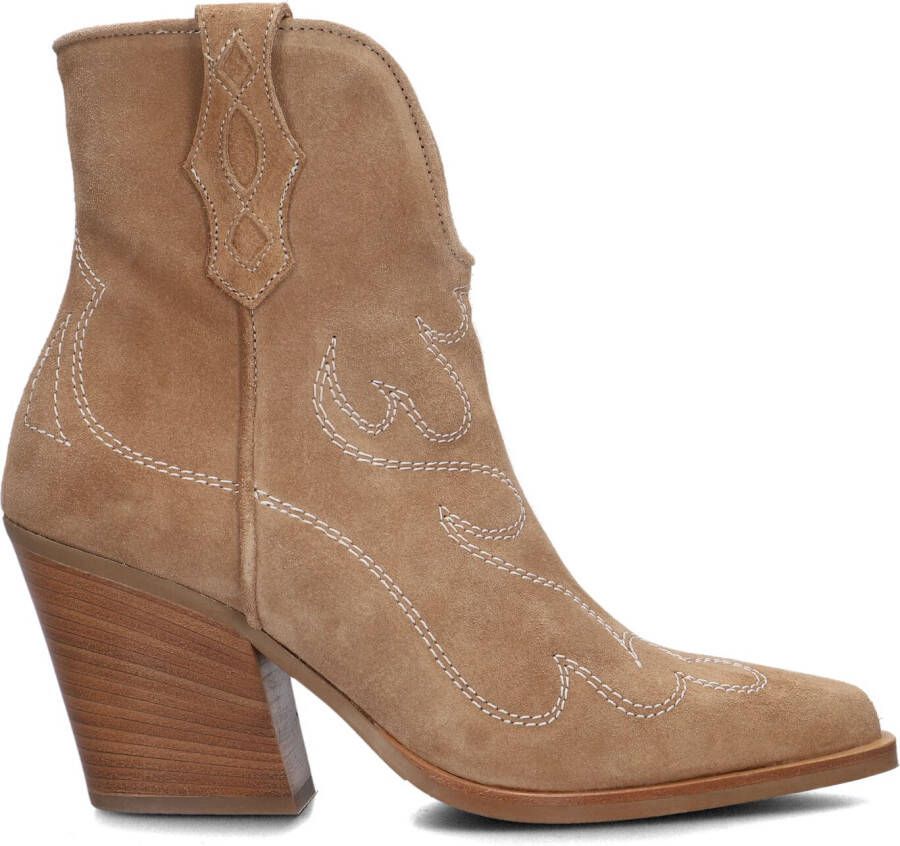 VIA VAI Cowboylaarzen Dames Gioia Montana Maat: 42 Materiaal: Suède Kleur: Bruin - Foto 3