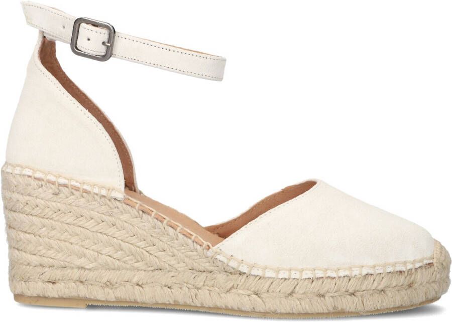 VIA VAI Dames Flora Braid Maat: 37 Materiaal: Suède Kleur: Beige