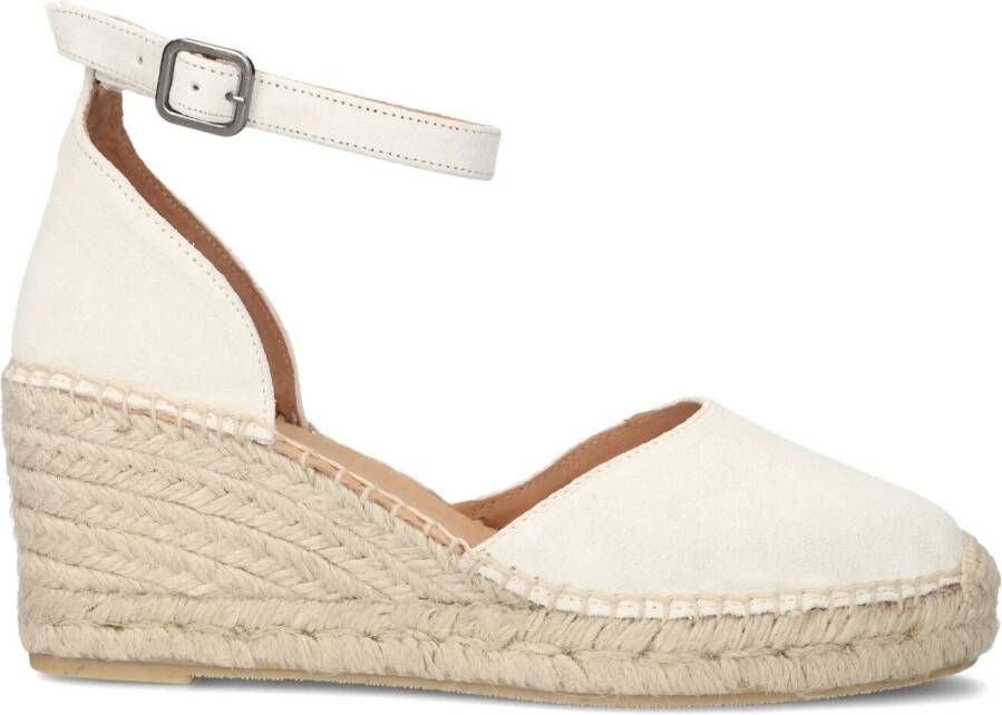 VIA VAI Dames Flora Braid Maat: 37 Materiaal: Suède Kleur: Beige