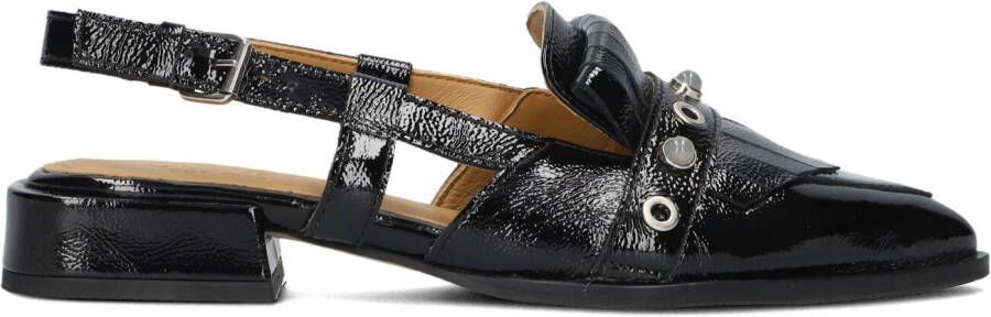 VIA VAI Slingbacks Dames Jazz Tammi Maat: 39 Materiaal: Lakleer Kleur: Zwart