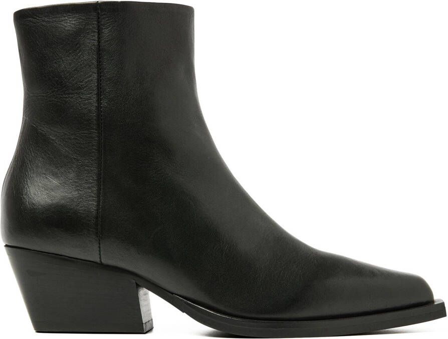 VIA VAI Enkelboots Dames Do Cassidy Maat: 38 Materiaal: Leer Kleur: Zwart