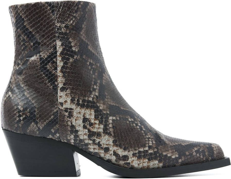 VIA VAI Enkellaarsjes Dames Do Cassidy Maat: 40 Materiaal: Leer Kleur: Bruin - Foto 2