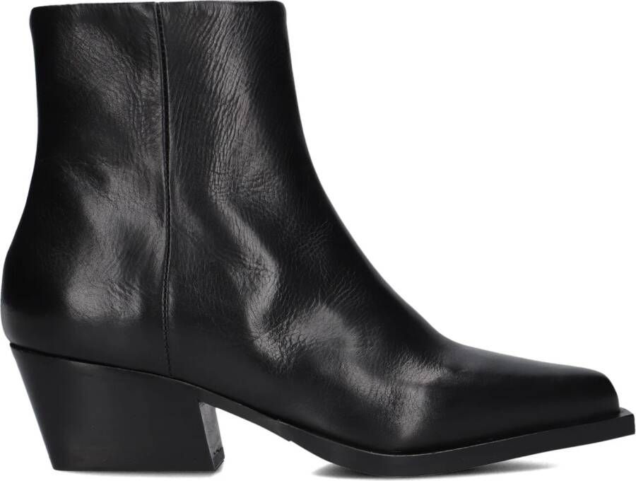 VIA VAI Enkellaarsjes Dames Do Cassidy Maat: 36 Materiaal: Leer Kleur: Zwart - Foto 2