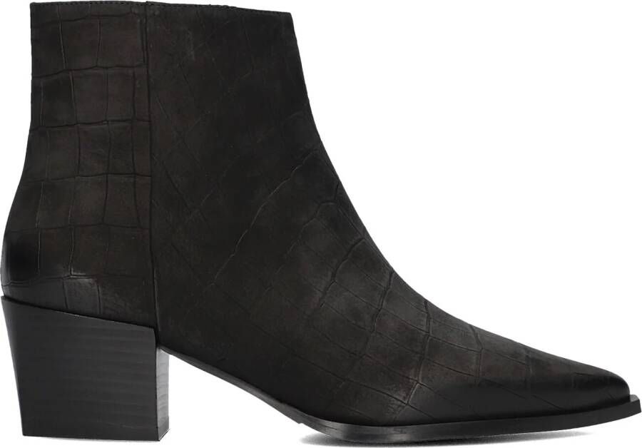 VIA VAI Enkellaarsjes Dames Kate Malina Maat: 42 Materiaal: Leer Kleur: Zwart - Foto 4