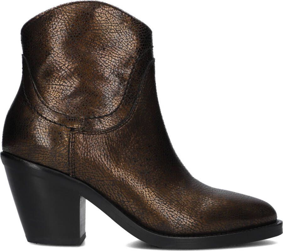 VIA VAI Enkellaarsjes Dames Mara Denver Maat: 36 Materiaal: Leer Kleur: Brons - Foto 2