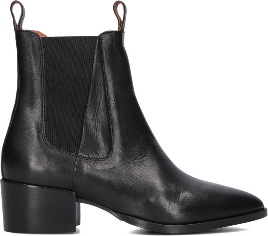 VIA VAI Enkellaarsjes Dames Rose Andrew Maat: 40 Materiaal: Leer Kleur: Zwart