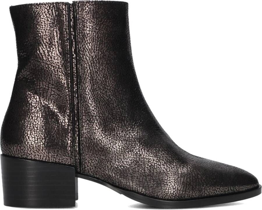 VIA VAI Enkellaarsjes Dames Rose Baker Maat: 39 Materiaal: Leer Kleur: Zilverkleurig - Foto 3