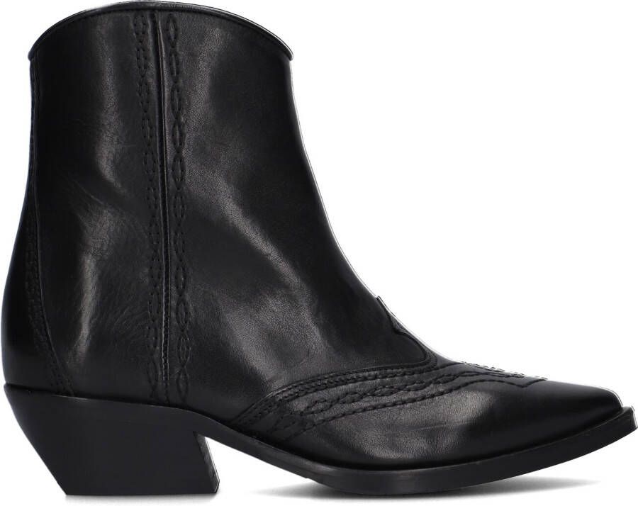 VIA VAI Enkellaarsjes Dames Sienna Carson Maat: 36 Materiaal: Leer Kleur: Zwart - Foto 3