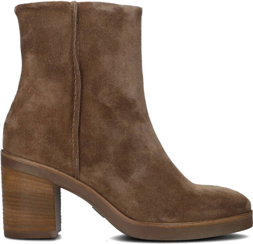 VIA VAI Enkellaarsjes Dames Taara Enkel Maat: 42 Materiaal: Suède Kleur: Bruin - Foto 5