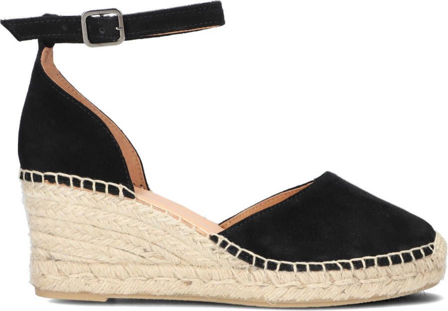 VIA VAI Espadrilles Dames Flora Braid Maat: 36 Materiaal: Suède Kleur: Zwart - Foto 3