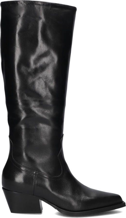 VIA VAI Hoge Laarzen Dames Rose Olive Maat: 36 Materiaal: Leer Kleur: Zwart - Foto 2