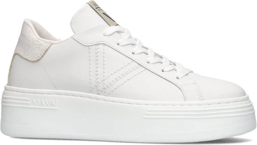 VIA VAI Lage Sneakers Dames Isa Layne Maat: 42 Materiaal: Leer Kleur: Wit - Foto 4