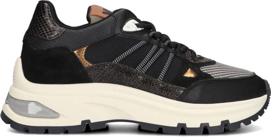 VIA VAI Lage Sneakers Dames Liz Dae Maat: 38 Materiaal: Leer Kleur: Zwart - Foto 5