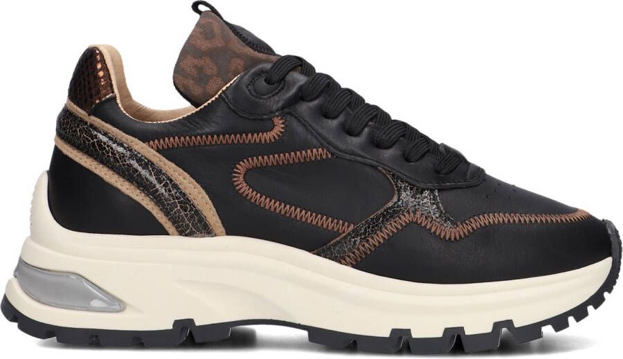 VIA VAI Lage Sneakers Dames Liz Dulce Maat: 36 Materiaal: Leer Kleur: Zwart - Foto 2