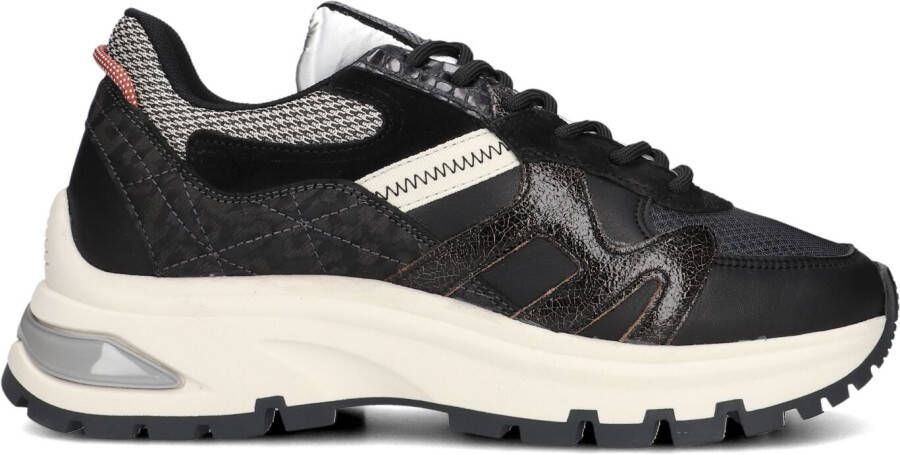 VIA VAI Lage Sneakers Dames Liz Finley Maat: 36 Materiaal: Leer Kleur: Zwart