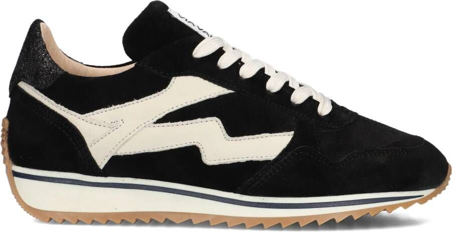 VIA VAI Lage Sneakers Dames Mikki Alex Maat: 38 Materiaal: Suède Kleur: Zwart - Foto 2