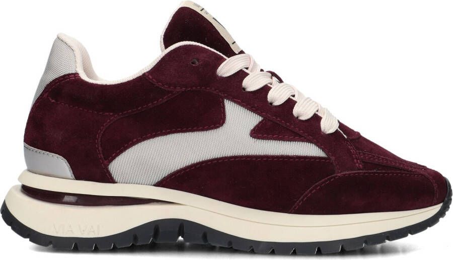 VIA VAI Lage Sneakers Dames Usher Riggs Maat: 38 Materiaal: Suède Kleur: Rood