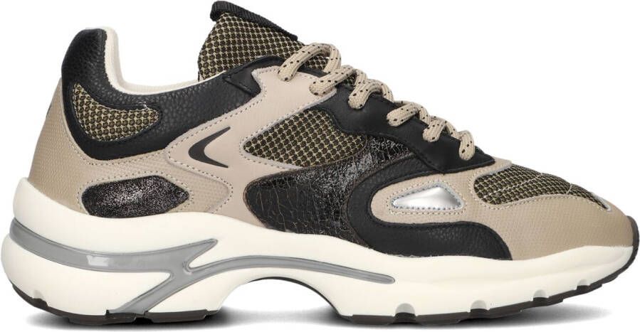 VIA VAI Lage Sneakers Dames Vesper Due Maat: 38 Materiaal: Leer Kleur: Beige