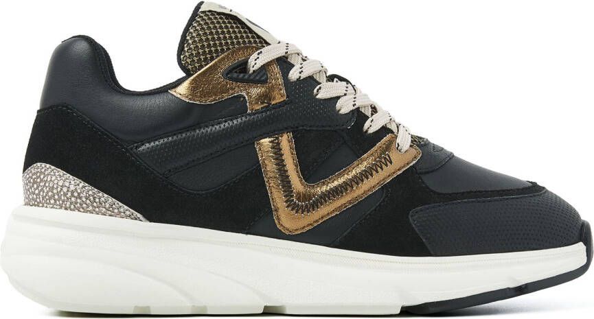 VIA VAI Lage Sneakers Dames Vic Kyro Maat: 36 Kleur: Zwart