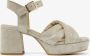 VIA VAI Sandalen Dames Cassia Gabriell Maat: 42 Materiaal: Leer Kleur: Goud - Thumbnail 3