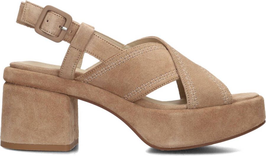 VIA VAI Sandalen Dames Elia Paisley Maat: 38 Materiaal: Suède Kleur: Bruin - Foto 3