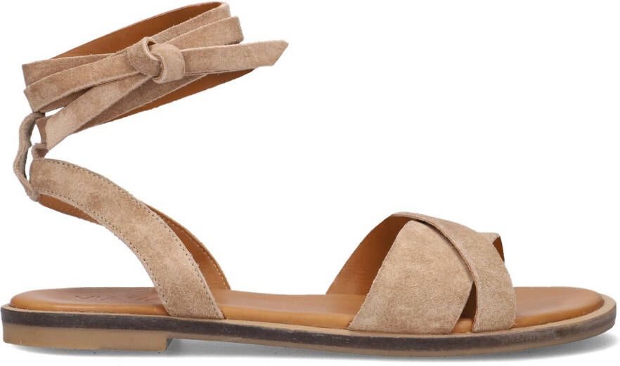 VIA VAI Sandalen Dames Harita Zen Maat: 39 Materiaal: Suède Kleur: Beige - Foto 4