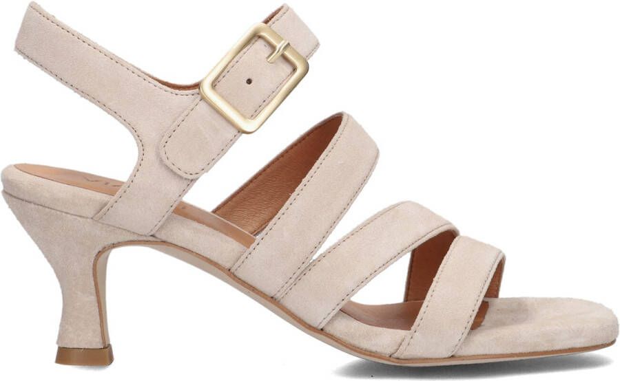 VIA VAI Sandalen Dames Lara Maat: 38 Materiaal: Suède Kleur: Beige