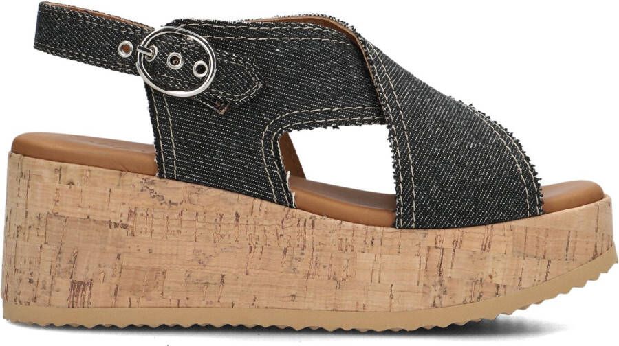 VIA VAI Dames Sissel Capri Maat: 39 Materiaal: Textiel Kleur: Zwart - Foto 3