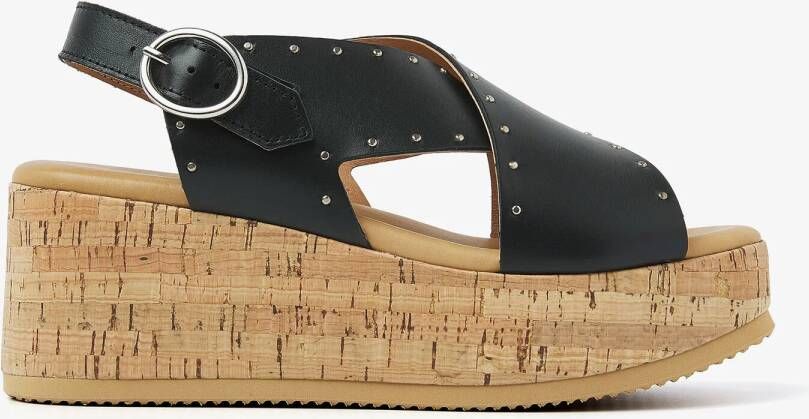 VIA VAI Sandalen Dames Sissel Elaine Maat: 40 Materiaal: Leer Kleur: Zwart - Foto 2