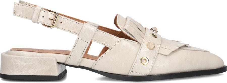VIA VAI Slingbacks Dames Jazz Tammi Maat: 38 Materiaal: Leer Kleur: Beige - Foto 6
