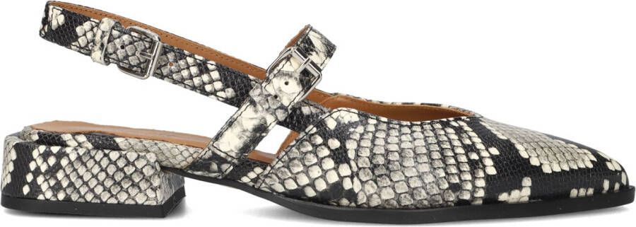 VIA VAI Slingbacks Dames Jazz Valerie Maat: 36 Materiaal: Leer Kleur: Zwart