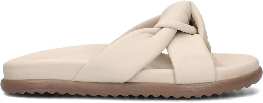 VIA VAI Slippers Dames Candy Nova Maat: 36 Materiaal: Leer Kleur: Ecru
