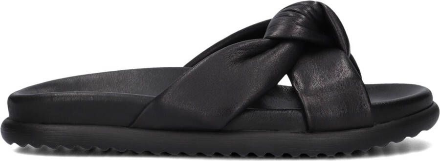 VIA VAI Slippers Dames Candy Nova Maat: 36 Materiaal: Leer Kleur: Zwart