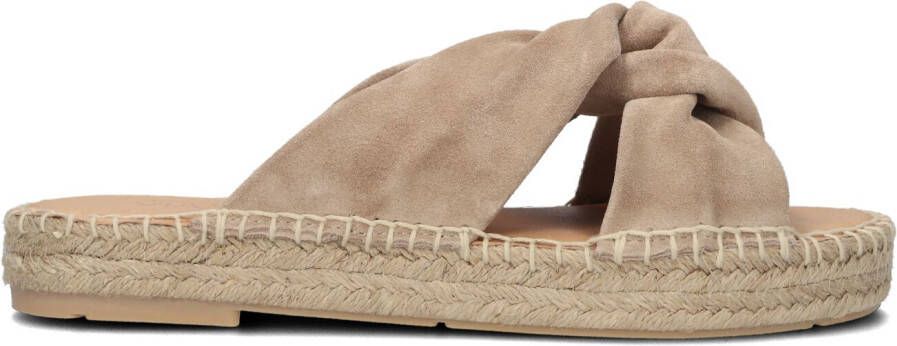 VIA VAI Slippers Dames Mondi Luz Maat: 39 Materiaal: Suède Kleur: Beige