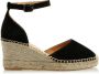 VIA VAI Espadrilles Dames Flora Braid Maat: 37 Materiaal: Suède Kleur: Zwart - Thumbnail 4