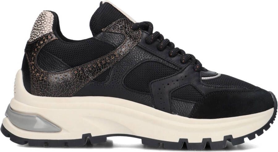 VIA VAI Lage Sneakers Dames Liz Curtis Maat: 36 Materiaal: Leer Kleur: Zwart - Foto 2