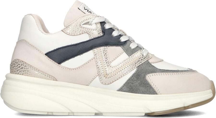 VIA VAI Lage Sneakers Dames Vic Kyro Maat: 38 Materiaal: Leer Kleur: Beige - Foto 3