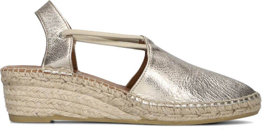 VIGUERA Espadrilles Dames 1825 Met Maat: 36 Materiaal: Leer Kleur: Goud