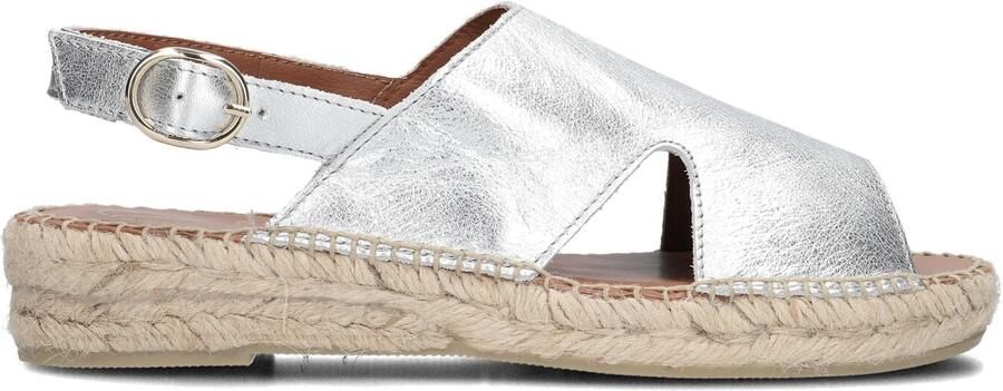 VIGUERA Espadrilles Dames 2171 Met Maat: 36 Materiaal: Leer Kleur: Zilver - Foto 3
