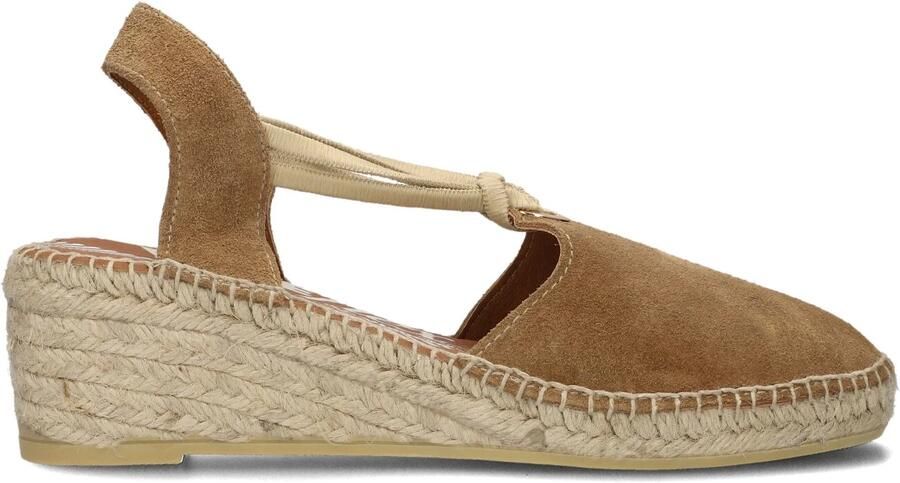 VIGUERA Espadrilles Dames 2377 Maat: 40 Materiaal: Suède Kleur: Camel