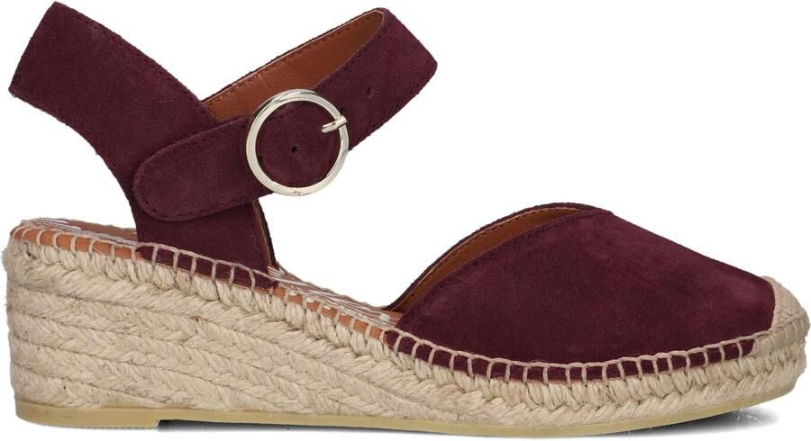 VIGUERA Sandalen met Hak Dames 2381 Maat: 38 Materiaal: Suède Kleur: Rood
