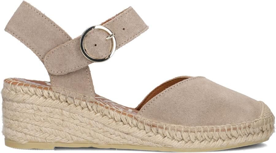 VIGUERA Sandalen met Hak Dames 2381 Maat: 39 Materiaal: Suède Kleur: Beige