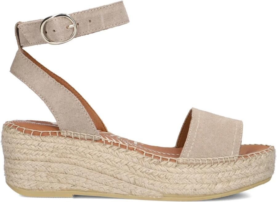 VIGUERA Sandalen met Hak Dames 2396 Maat: 41 Materiaal: Suède Kleur: Beige