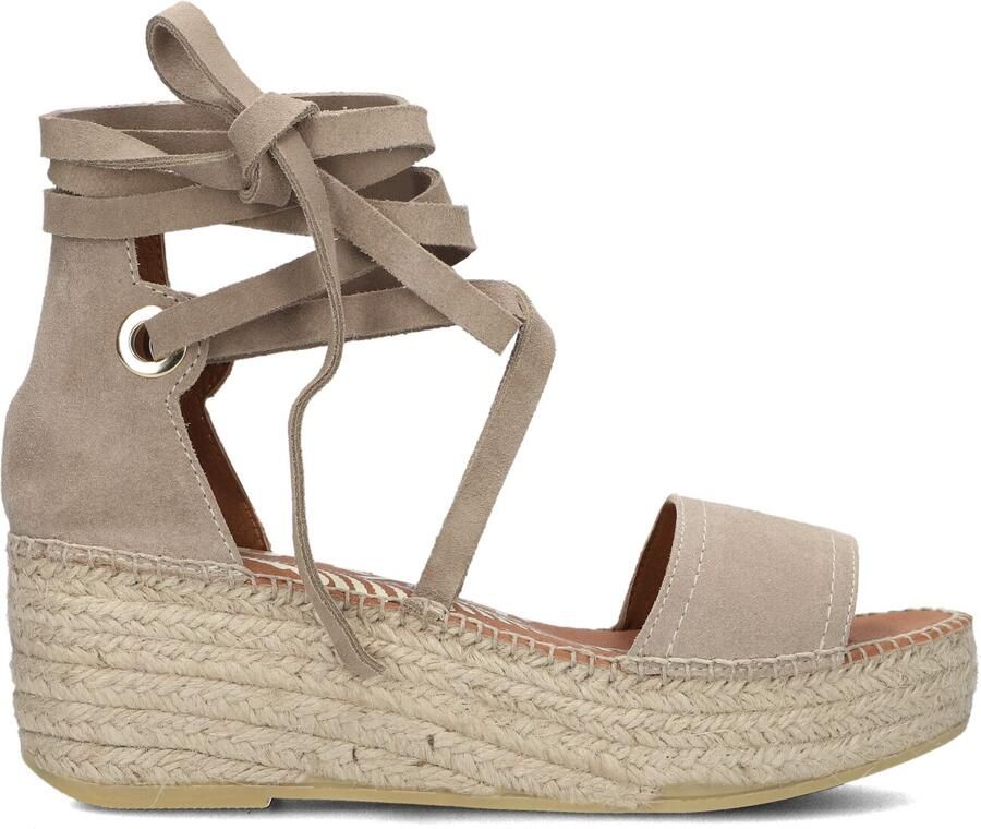 VIGUERA Sandalen met Hak Dames 2397 Maat: 41 Materiaal: Suède Kleur: Taupe