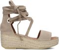 VIGUERA Sandalen met Hak Dames 2397 Suède Taupe - Bruin