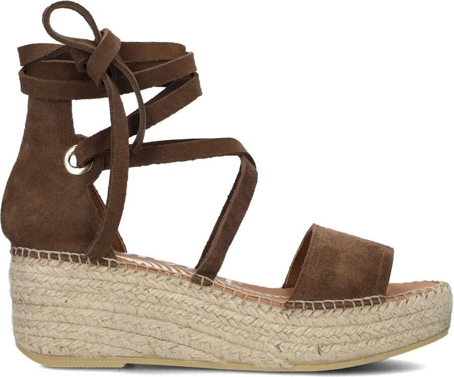 VIGUERA Sandalen met Hak Dames 2397 Maat: 41 Materiaal: Suède Kleur: Bruin