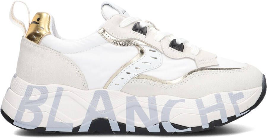 Voile blanche Low-Top Sneakers Trekking-Inspired White Sneakers With Technical Fa in beige - Foto 9